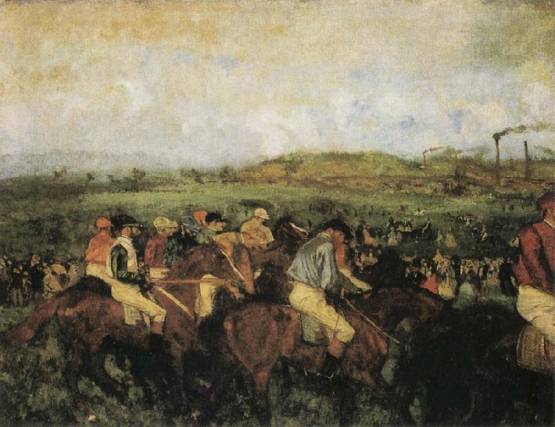 Edgar Degas The Gentlemen-s Race oil painting image